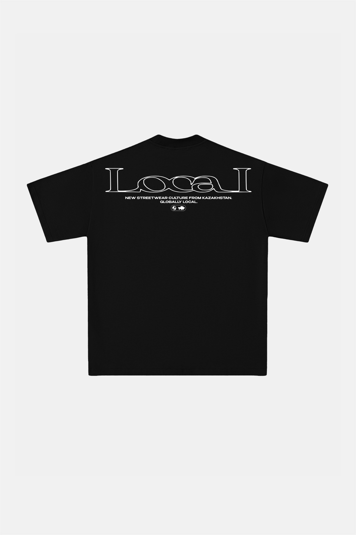 LOCAL Black T-Shirt back