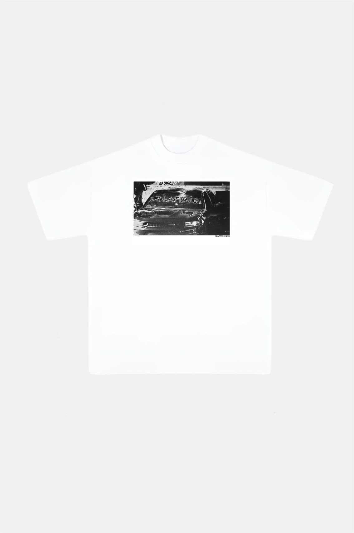 Charger White T-Shirt front